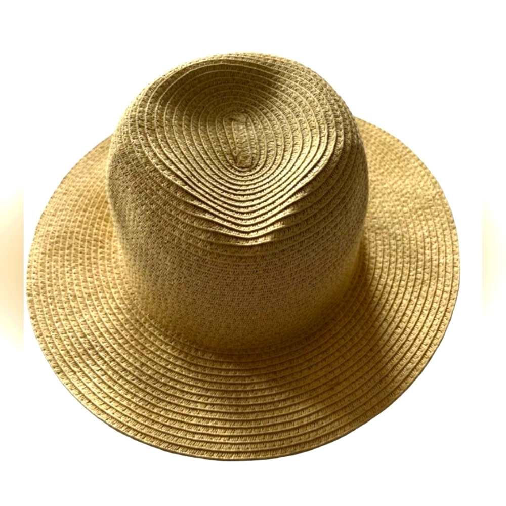 Stella&dot Women's sun hat Fedora 👒 ✨️ Panama Straw Hat